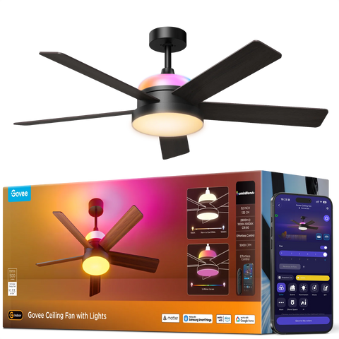 Govee 52 Inch Ceiling Fan with Lights