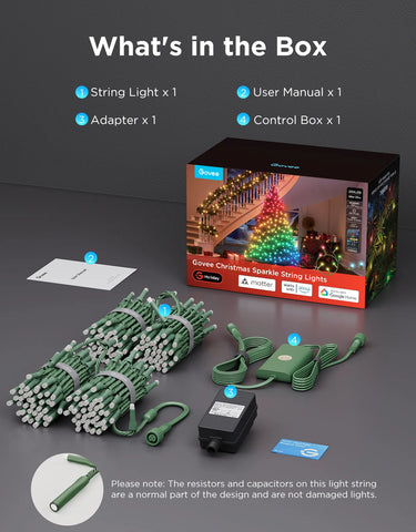 Govee Christmas Sparkle String Lights