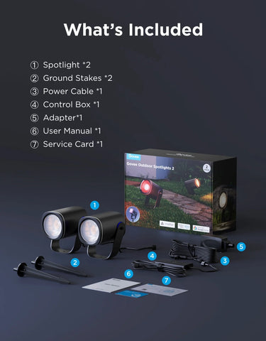 Govee Outdoor Spotlights 2
