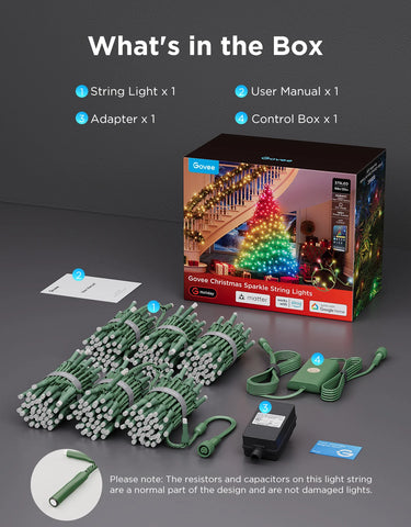 Govee Christmas Sparkle String Lights