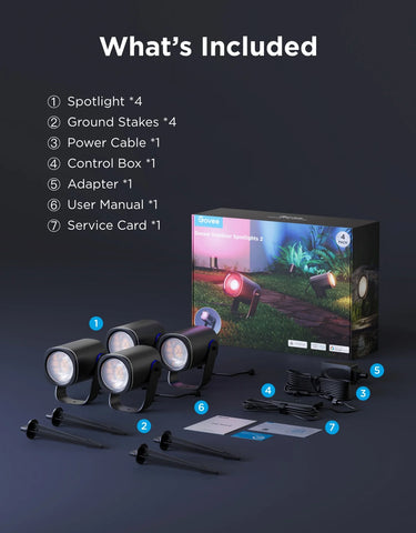 Govee Outdoor Spotlights 2