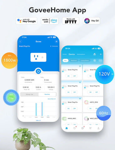 Govee Smart Plug Pro with Energy Monitoring