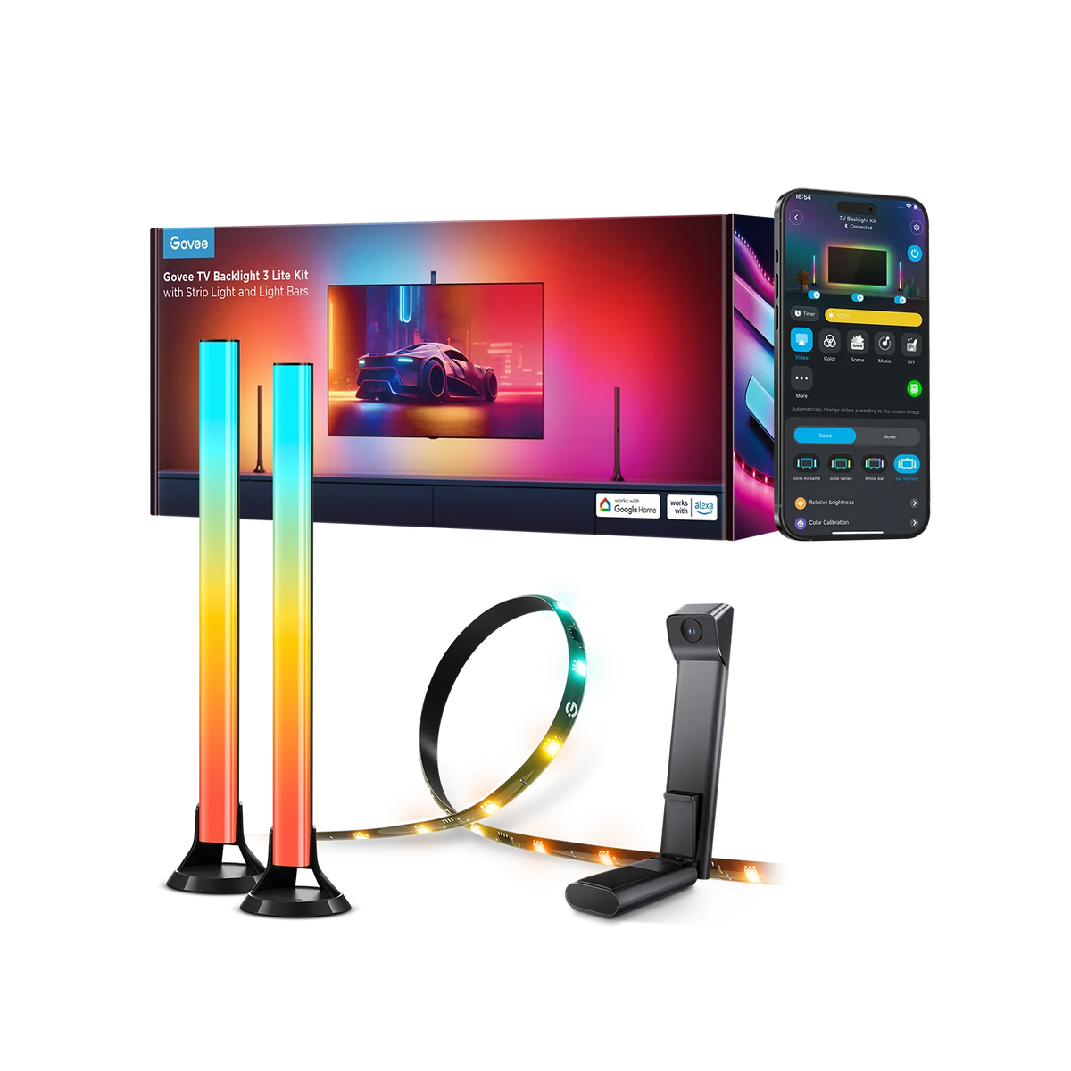Govee TV Backlight 3 Lite Kit for 55-65 inches TVs