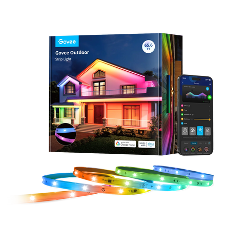 Govee Wi-Fi RGBIC Outdoor Strip Lights