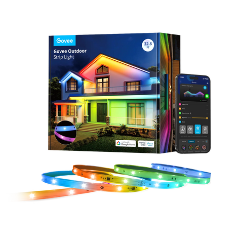 Govee Wi-Fi RGBIC Outdoor Strip Lights