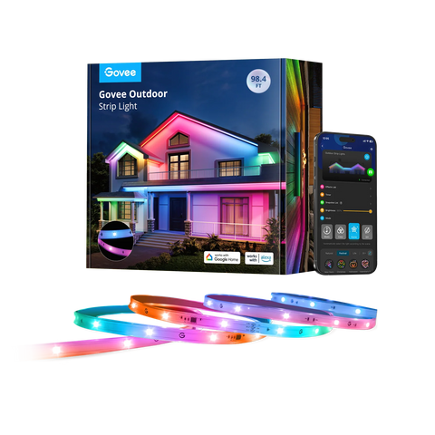 Govee Wi-Fi RGBIC Outdoor Strip Lights