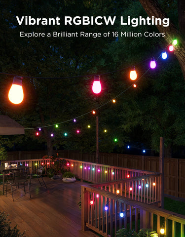 Govee Smart Outdoor S14 Bulb String Lights 2