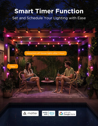 Govee Smart Outdoor S14 Bulb String Lights 2