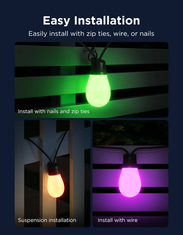 Govee Smart Outdoor S14 Bulb String Lights 2