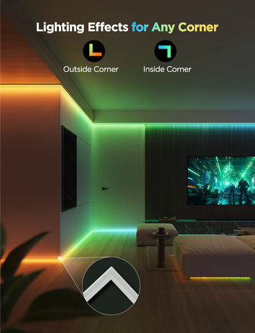Govee RGBIC LED Strip Lights with Covers