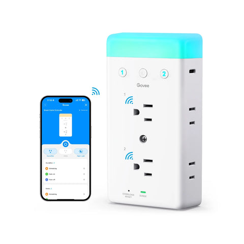 Govee Smart Plug Outlet Extender With Night Light