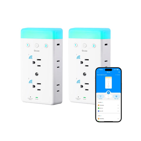 Govee Smart Plug Outlet Extender With Night Light