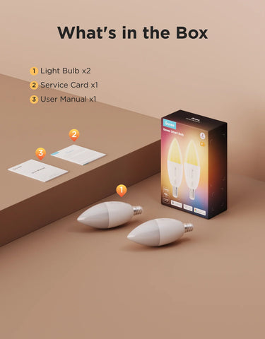 Govee E12 Smart Candle Light Bulbs