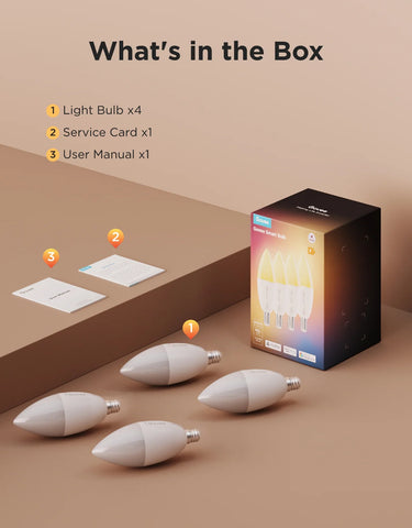 Govee E12 Smart Candle Light Bulbs