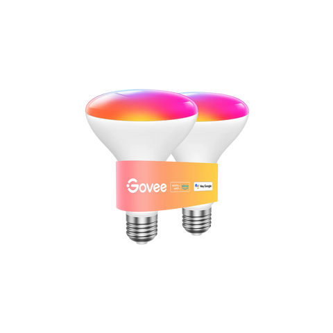 Govee RGBWW Smart BR30 LED Light Bulbs