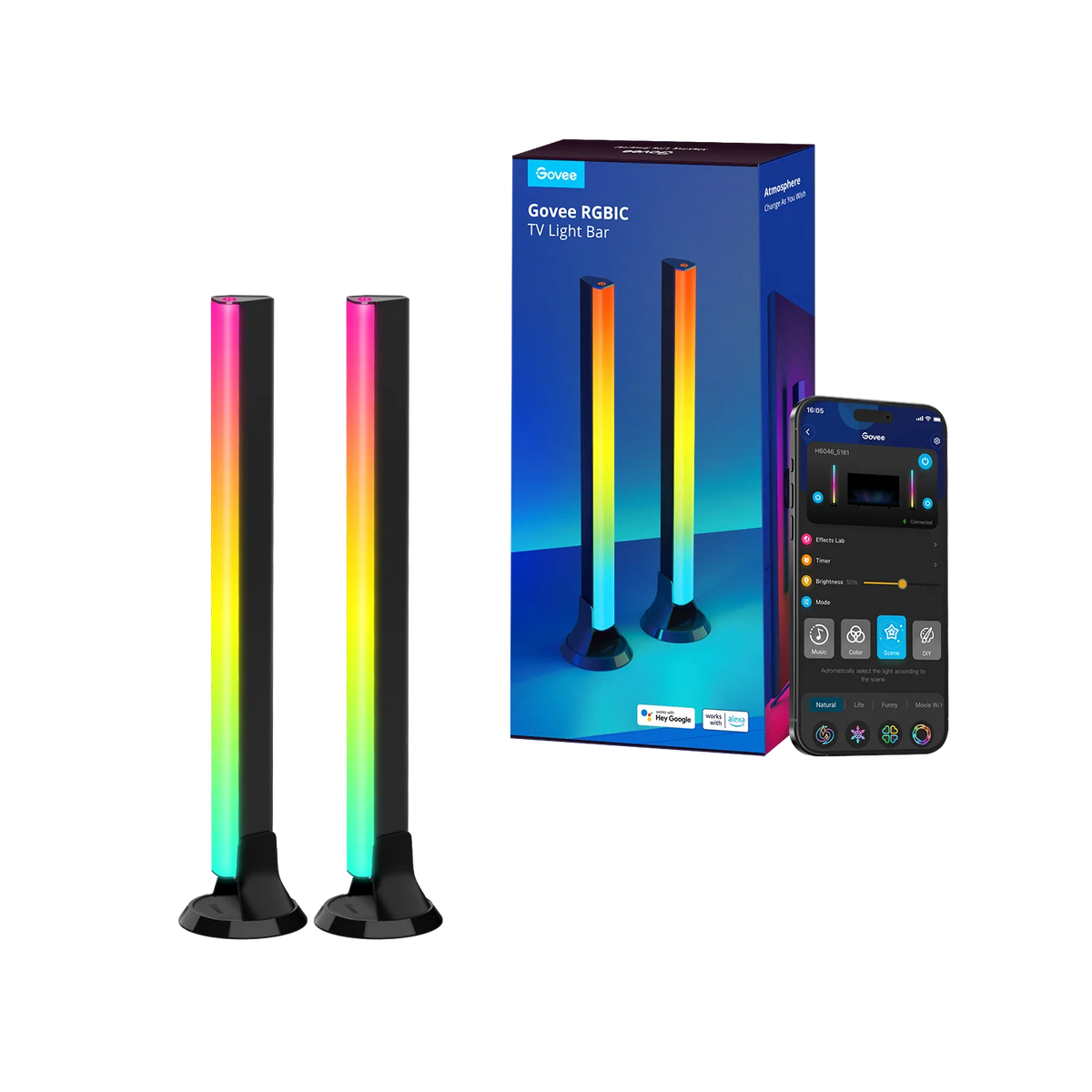 Govee RGBIC TV Light Bars for 45-70 inch TVs