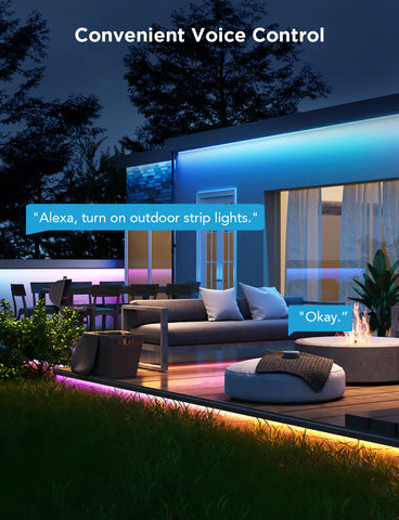Govee Wi-Fi RGBIC Outdoor Strip Lights
