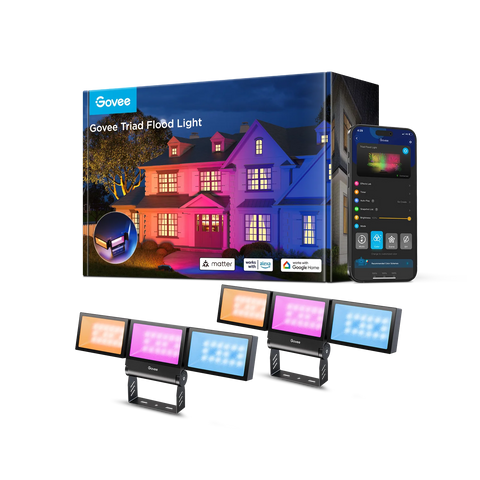 [Super Sale] Govee Outdoor Triad Flood Lights