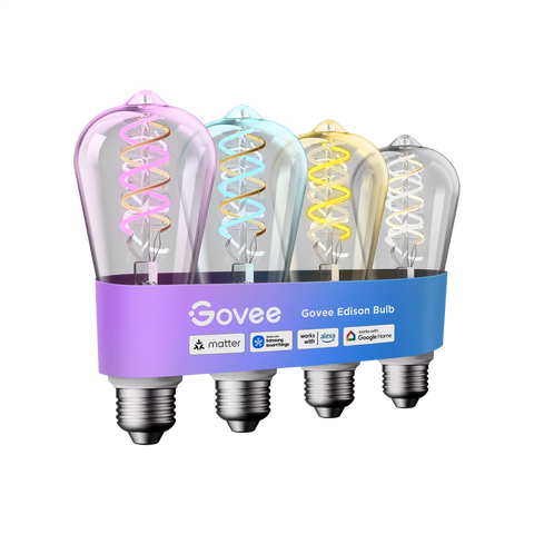 Govee E26 Smart Edison Light Bulb 500lm