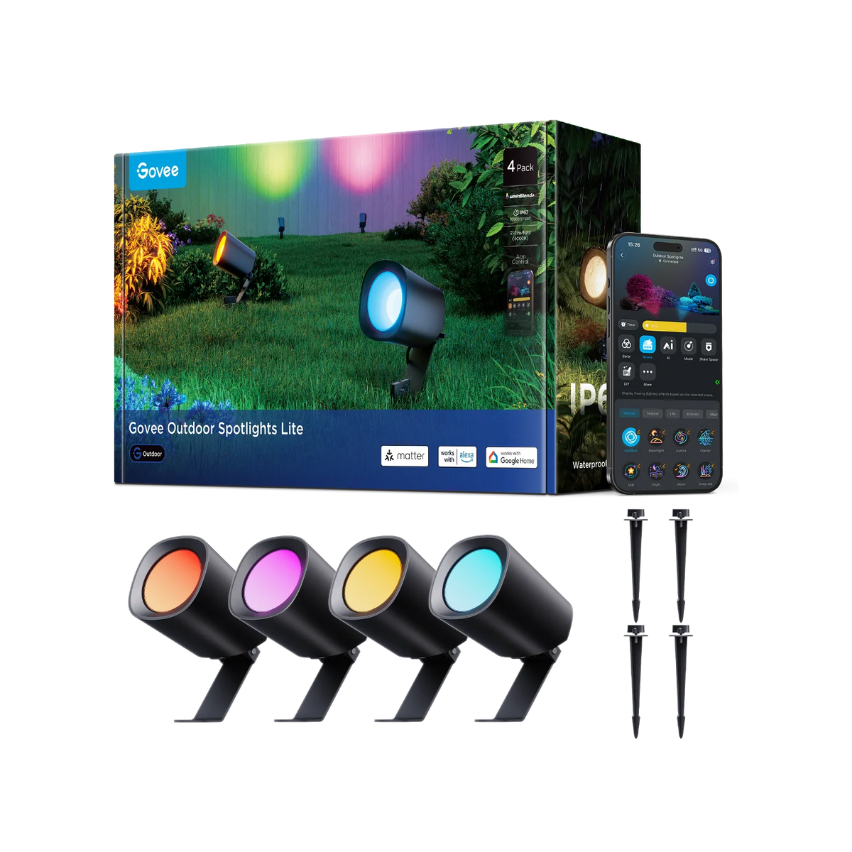 Govee Outdoor Spotlights Lite