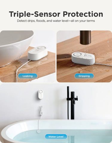 GoveeLife Water Leak Detector 1s With Sensor Cable