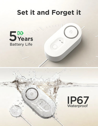 GoveeLife Water Leak Detector 1s With Sensor Cable