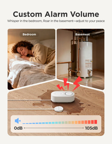 GoveeLife Water Leak Detector 1s With Sensor Cable