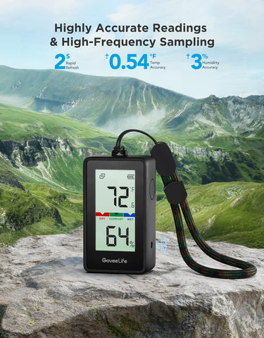 Goveelife Outdoor Portable Thermo-Hygrometer