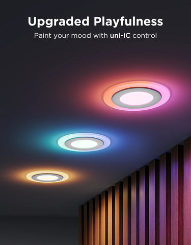 Govee 4/6 Inch Smart Recessed Lights Pro with Night Light
