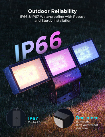 [Super Sale] Govee Outdoor Triad Flood Lights