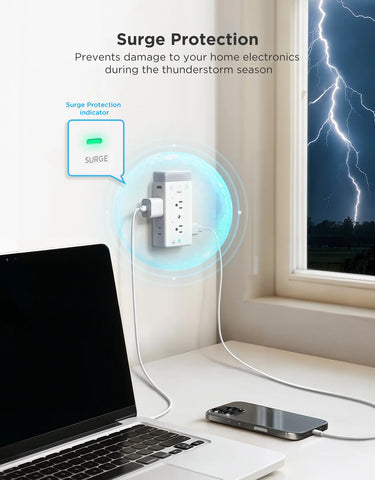 Govee Smart Plug Outlet Extender With Night Light