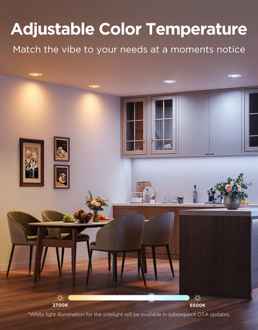 Govee 4/6 Inch Smart Recessed Lights Pro with Night Light