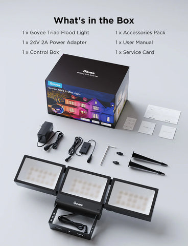 [Super Sale] Govee Outdoor Triad Flood Lights