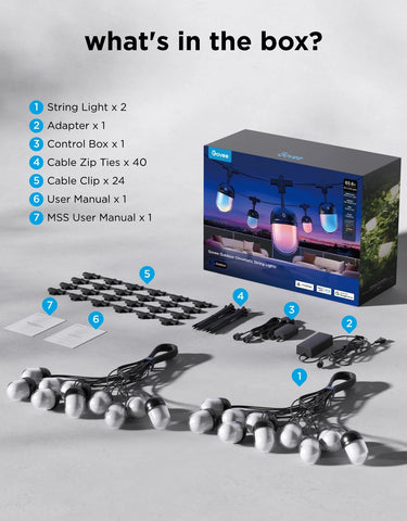 Govee Outdoor Chromatic String Lights