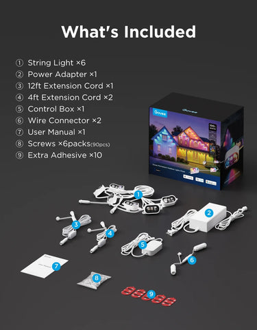 [Super Sale] Govee Permanent Outdoor Lights Prism