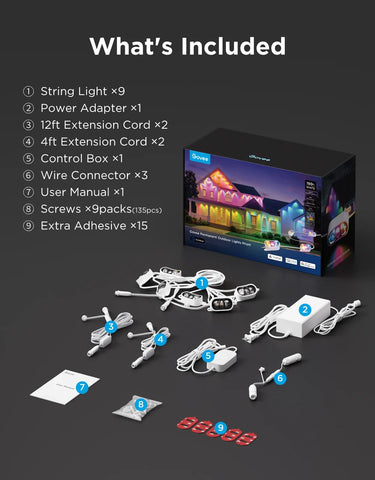 Govee Permanent Outdoor Lights Prism