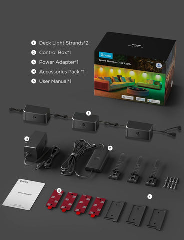 [Super Sale]Govee Outdoor Deck Lights