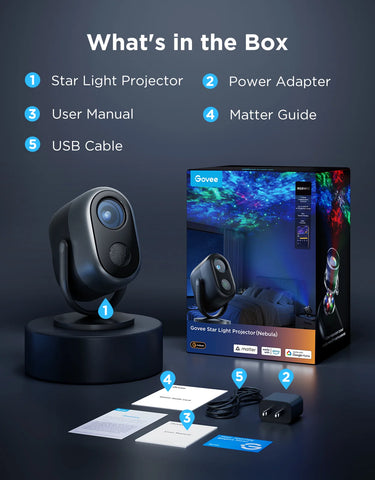 Govee Star Light Projector with Nebula Effect