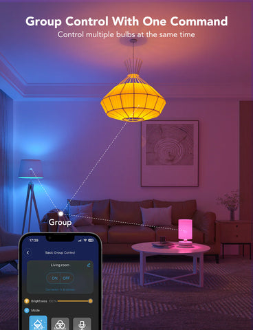 Govee RGBWW Smart BR30 LED Light Bulbs